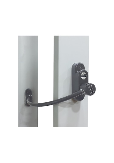 Penkid Çelik Halatlı Kablolu Pencere Çocuk Emniyet Kilidi Antrasi