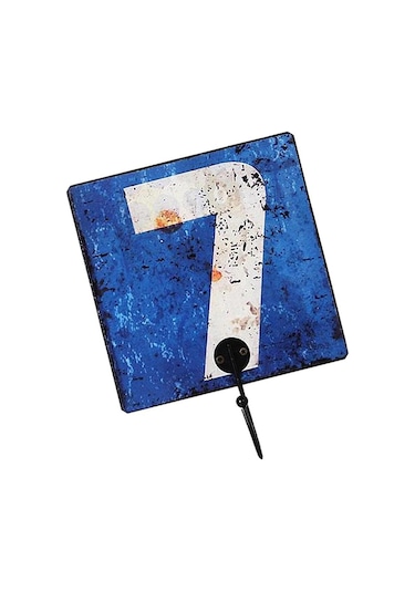 Suntek Duvar Numarası Kancası Anahtar Giysi Çantası Banyo Kapı Askısı 15 CM Numara 7 Çok Renkli