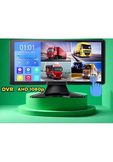 10,36 İnç 4k Dokunmatik Ekran Fm Usb Mp5 Mirrorlink Dvr Kamerasız