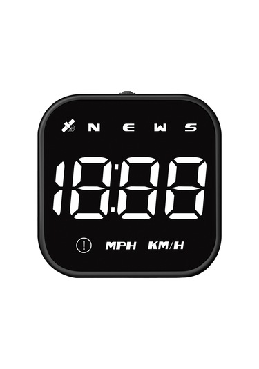 Skycity Araç Gps Yükseltilmiş Görüntü Gösterici - Hız/işaret/saat Gösterimi, Hız Aşımı Ve Yorgun Sürücü Uyarısı Beyaz Işık