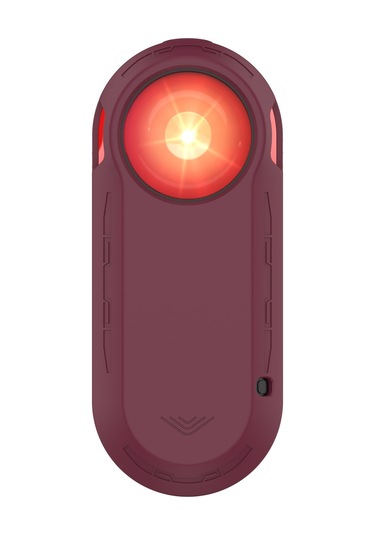 Garmin Varia Rtl515 Bisiklet Işık Bisiklet Radar Koruma Kolu Silikon Kılıf Toz Geçirmez Yumuşak Kapak - Şarap Kırmızı