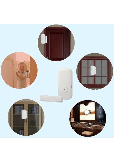 Tongxida Wi-fi Kapı Pencere Sensörü, Uzak Kumanda, Google Home, Alexa, Ifttt, Akıllı Yaşam, Dahili Batarya