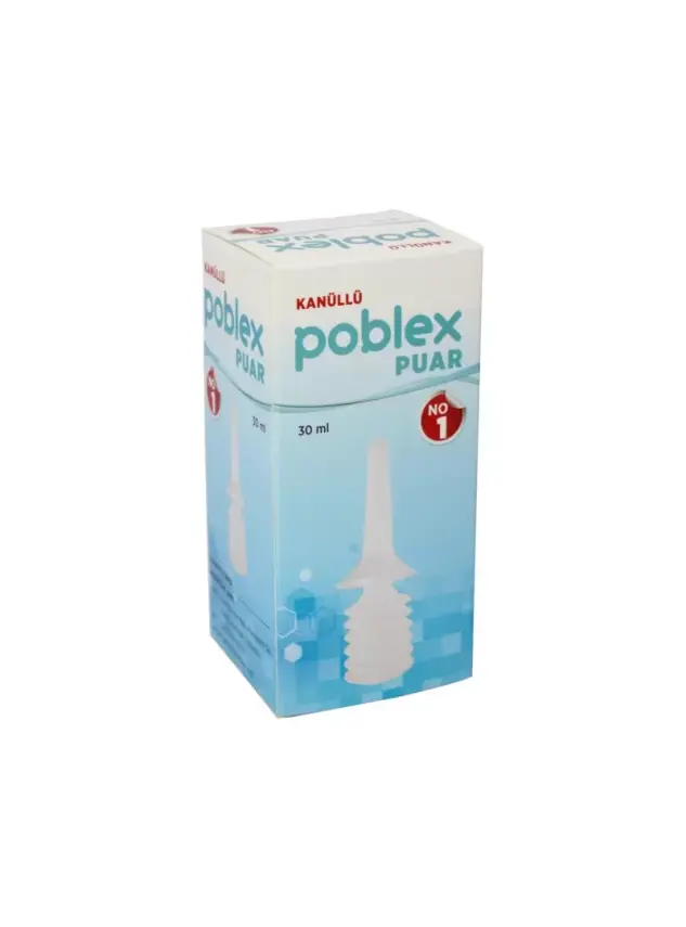 Poblex Kanüllü Puar No:1 30 Ml
