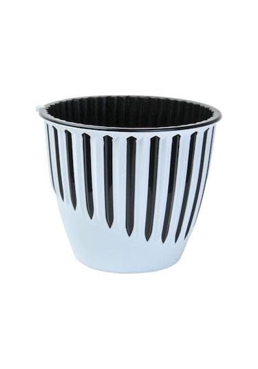 Omnipazar So-pyn5 Piyano Dekoratif Saksı 3 Litre No 5 Beyaz