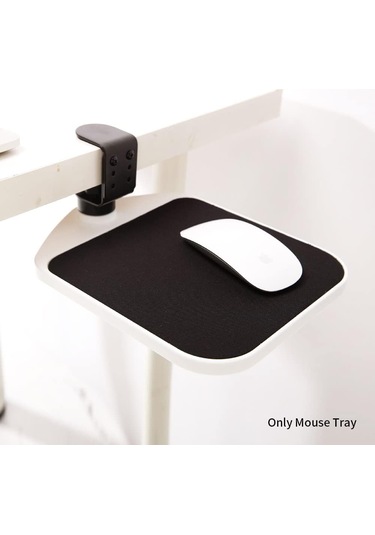 Masa Altı Mouse Pad, 360 Derece Dönebilen Basit Klipsli Mouse Pad, Klipsli Fare Platformu