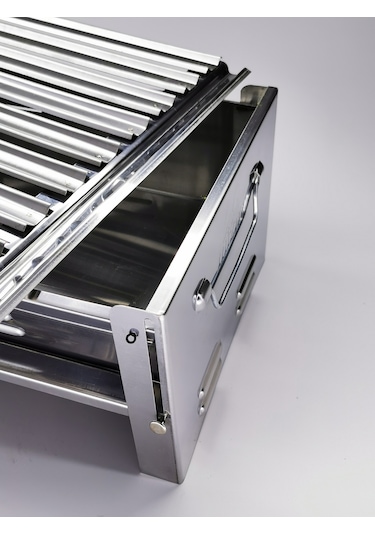 Mizan Krom Katlanabilir Kömürlü Mangal