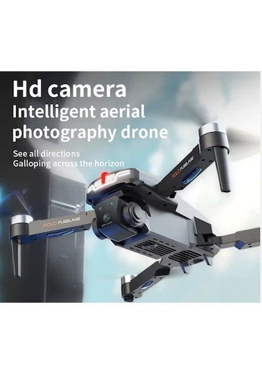 C13s Drone 4k Üçlü Kamera Engel Kaçınma 360 Akrobasi Fırçasız Motor Optik Akış Katlanabilir Drone