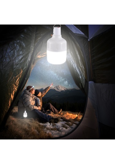 Maiyame 9'lu Usb Şarj Edilebilir Led Feneri, 5 Seviye Parlaklık Ayarlı, Kancalı Acil Işık, 500mah Batarya, Ev Ve Kamp Kullanıma Uygun