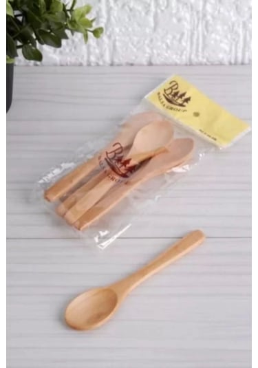 Balsa Bls16k Küçük Ağaç Kaşık 6 Lı