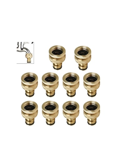 Padalink Temiz Bakır 4/6 Parça İç Dişemli Emzik Tipi Boru Bağlantı Adaptörü, 10 Adet Paket, Dayanıklı Sanayi/su Tesisatı Bağlantıları