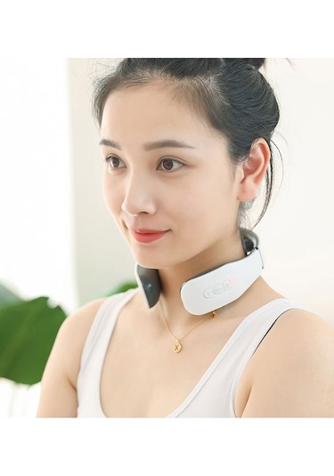 Butu Servikal Masaj Aleti Elektromanyetik Darbe Isıtma Boyun Koruyucu, Stil: Şarj Uzaktan Isıtma Çok Renkli