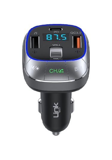 Linktech Gf17 48w Pd + Qc3.0 Led Ekranlı Fm Transmitter