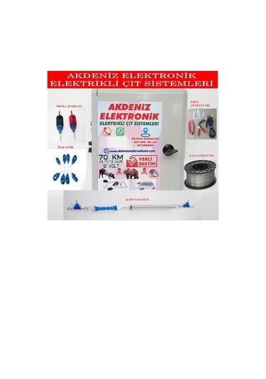 Ayı- Domuz Kovucu 14Amper Elektrikli Çit Cihazı Full Paket