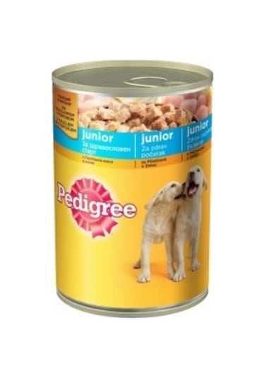 Pedigree Junior Tavuklu Konserve Yavru Köpek Maması 12 x 400 G