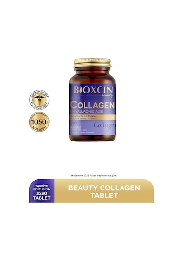 Bioxcin Beauty Collagen Tablet 3 Al 2 Öde - Tip1 Tip 3 Hidrolize Kolajen