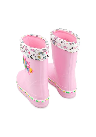 Gezer 00678 Kız Çocuk Termal Astarlı Su Yağmur Geçirmez Çizme Pembe