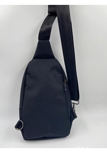 Siyah Çapraz Sırt Ve Omuz Bel Çantası Siyah