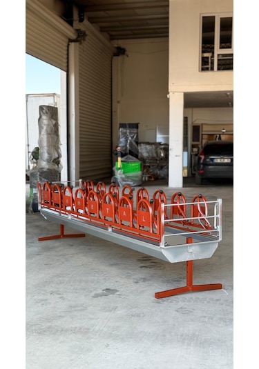 Otomatik Kilitli Küçükbaş Yemliği 9x2 Bölmeli