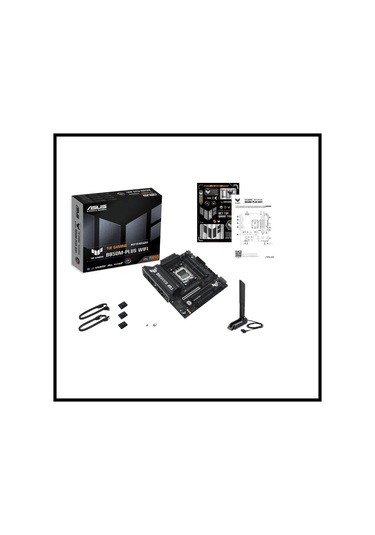 Asus Tuf Gamıng B850m-plus Wıfı, 4xddr5, 3x M.2, Hdmı, Dp, Type-c, Wi-fi 6e, Bluetooth V5.3, Am5 Sok