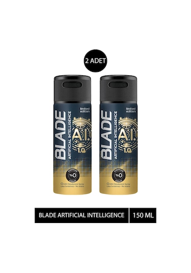 Blade Artificial Intelligence 1.0 Erkek Sprey Deodorant 2 x 150 ML