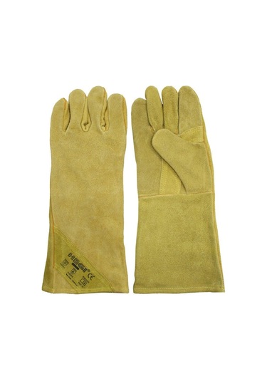 Hegi Fe18 Sarı Kaynakçı Eldiveni No:10