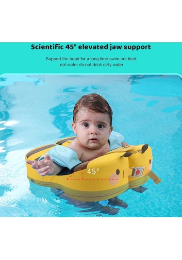 Mambobaby Bebek Yüzmek Şamandıra Olmayan Şişme Su Geçirmez Mt3572 Sarı