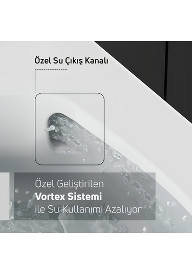 Creavit Nora Vortex Beyaz Asma Klozet No323, Creavit Nora Duck Duroplast Yavaş Kapak Beyaz