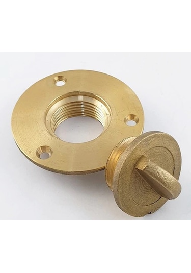 Sarı Pirinç Miçoz 3/4"-20 MM Su Gider Miçozu Komple