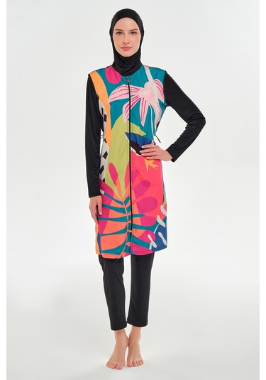 Tam Kapalı Tesettür Mayo 3307 Siyah Siyah02 Siyah