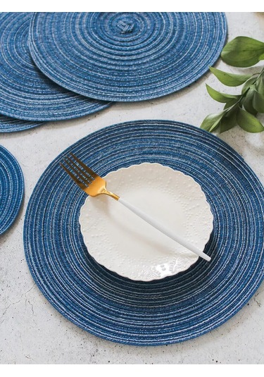 Home Balance Yuvarlak Masa Kılıkçılığı Servis Peçeteleri 243834424 Siyah