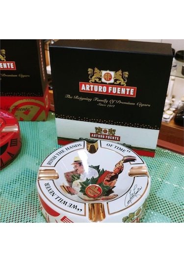 Arturo Fuente Jouney Seramik Puro Küllüğü Hand Made Bej 4lü