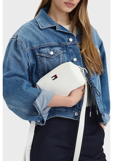 Tommy Jeans Bayan Çanta Aw0aw18456 Ybl Beyaz