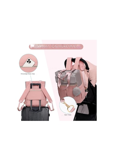 Lovevook Ub2079 Bebek Bakım Çantası Haki