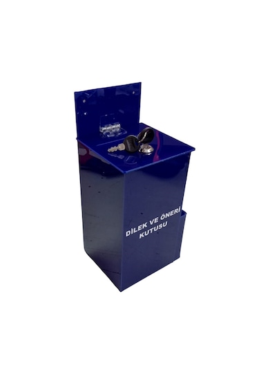 Mavi Masa Ve Duvar Tip Dilek Öneri Kutusu