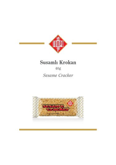 Susam Krokan 40 G X 12 Adet - Sesame Cracker