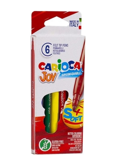 Carioca Joy Yıkanabilir Keçeli Kalem 6'lı