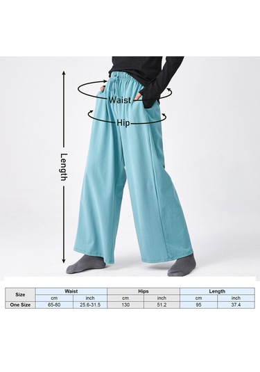 Teltree Kadınlar Pamuklu Yoga Spor Eşofman Pantolonu, Geniş Bacak, Kayışlı Şıkkı, Çift Cepli, Yoga-dans-fitness İçin Tam Boy Turkuaz