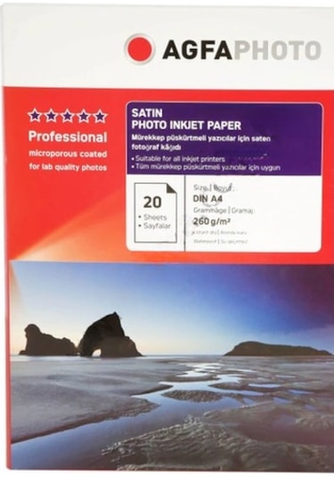 Agfa Photo İnkjet Kağıt A4 Satin Mat