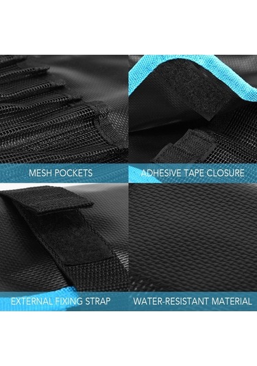 Pazly 12 Cep Katlanabilir Jig Yemi Çantası - Mavi/sarı, Pratik Olta Ekipmanı