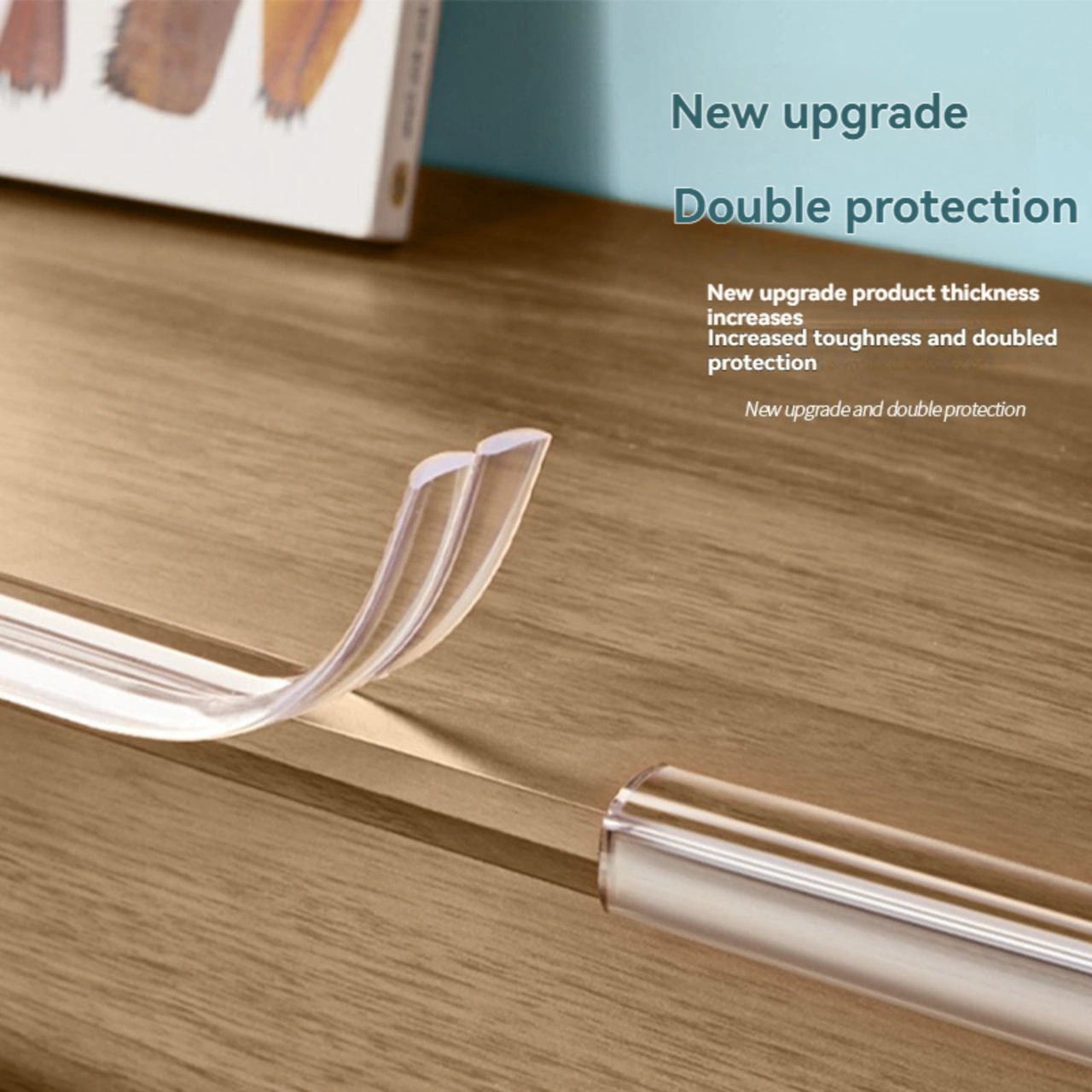 Xiyyadms Çocuklar İçin Şeffaf Masa Köşe Koruyucu Bant - Yumuşak Tamponlama, 20mm Genişlik, 2 Metre/ Rulolu, Kalıcı Yapışkan, Ev Dekorunu Bozmayan Çok Renkli