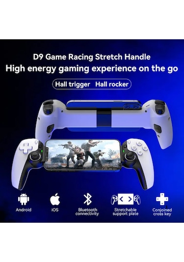 Telefon Switch Dönüştürücü Bluetooth Oyun Kolu Gamepad D9