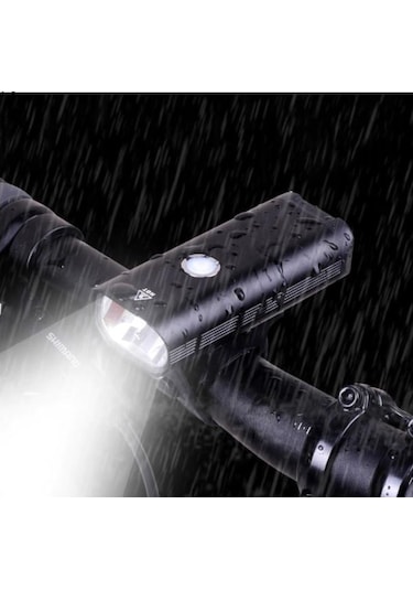 Forte Gt 400 Lümen Bisiklet Ön Farı Xbyc 6125 Usb Şarjlı Siyah