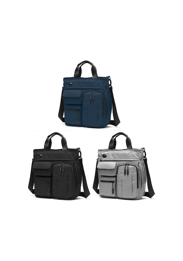 Sones Hafif Rahat Çok Bölmeli Dizüstü Bilgisayar Çantası Büyük Kapasiteli Messenger Çanta