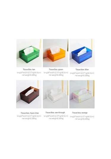 Şeffaf-ıns Akrilik Doku Kutusu Tutucu Peçete Dağıtıcı Silin Durumda Mutfak Saklama Kutusu Masaüstü Organizatör Ev Oturma Odası Dekorasyon