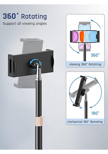 Masaüstü Metal Telefon Ve Tablet Tutucu Stand Açı Ve Yükseklik Ay