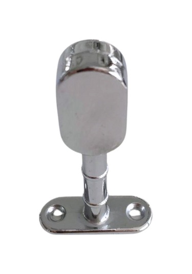 Oval Ayaklı Kapalı Askı Borusu Flanşı Mobilya Oval Boru Flanşı İç Ölçüleri En:15mm Boy:25mm 4 Adet Krom