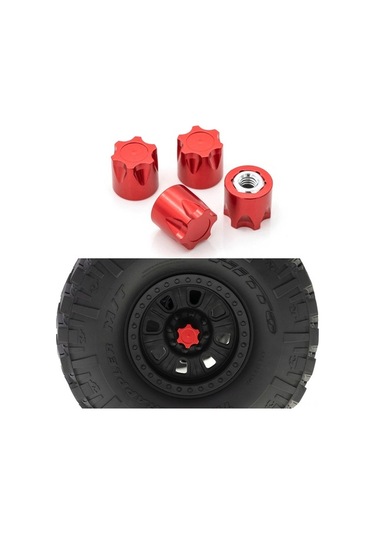 Pazly Yedek Vida Trax4, Scx10, Redcat Parçası M4 Kapağı Jant İçin Gen8 Geeroyoo Alüminyum Adet 4 - Ls