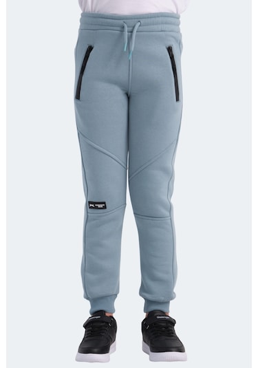 Slazenger Lamya 2 Li Set Eşofman Altı Taş Gri - Mavi
