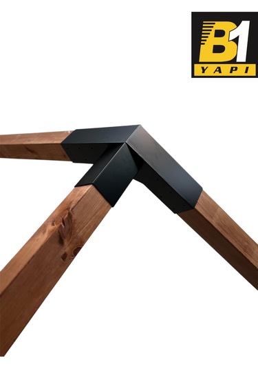 Pergola Kamelya 3 Kollu Çatı Bağlantı Aparatı Baş Mahya