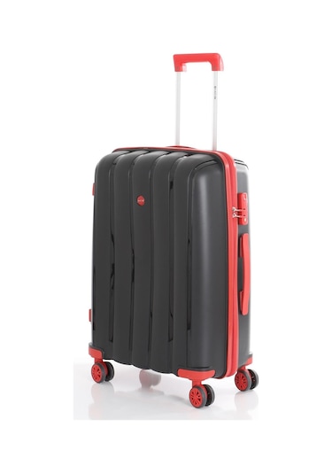 Mçs Polipropilen Valiz V305 65 Cm Siyah/hardal